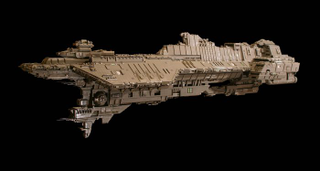 Illustration for article titled LEGO Spaceship Is Seven Feet Long, Took Four Years To Build